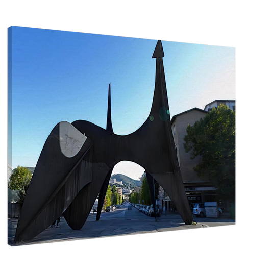 Alexander Calder - TEODELAPIO 1962 Canvas - 20x30 cm / 8x12 inches-canvas