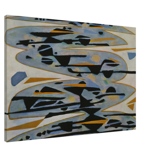 Alfred Manessier - Morte eau - 1954 Canvas - Default Title-canvas