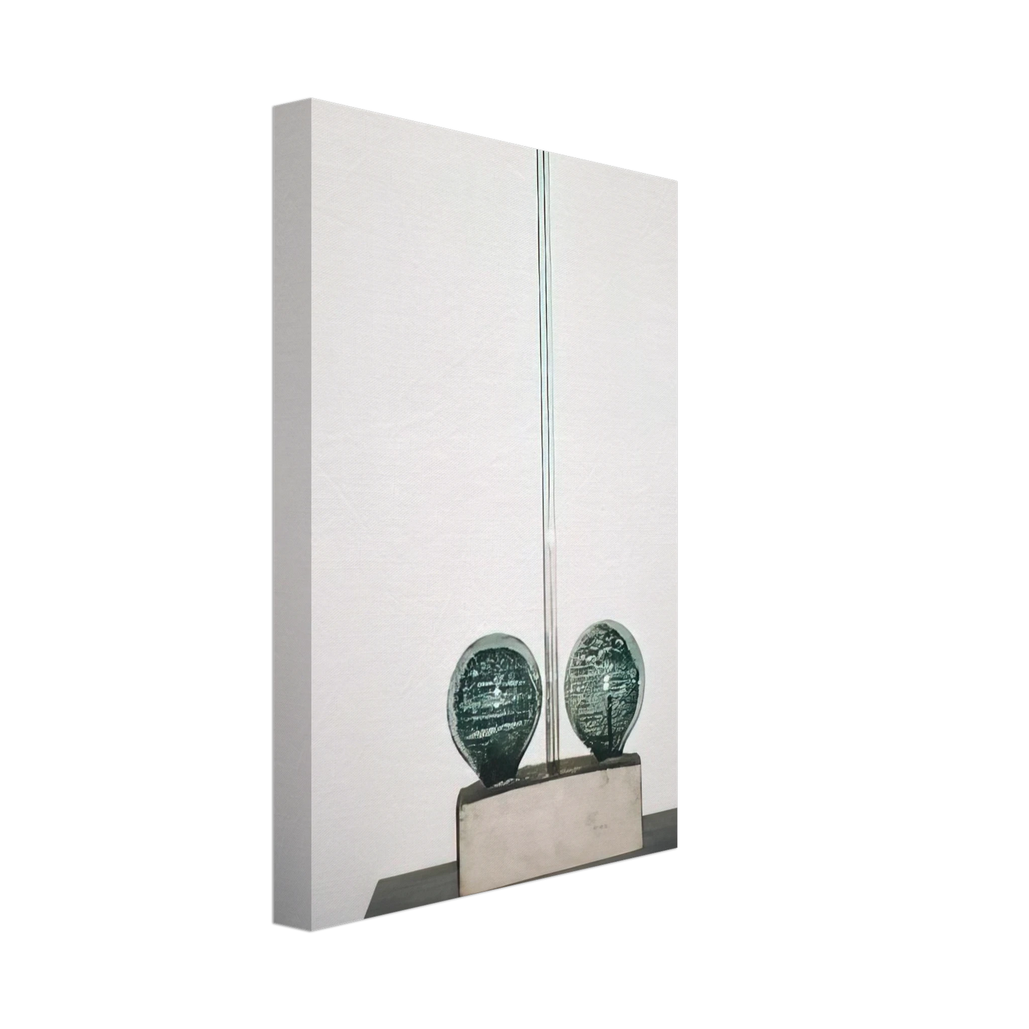 Robert Rauschenberg - THE MAN WITH TWO SOULS 1950 Canvas - 40x60 cm / 16x24 inches-canvas