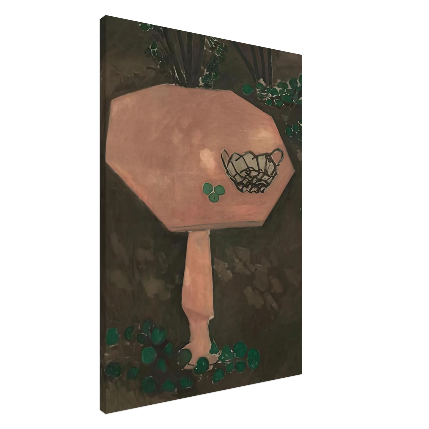 Henri Matisse - THE ROSE MARBLE TABLE 1917 Canvas - 20x30 cm / 8x12 inches-canvas