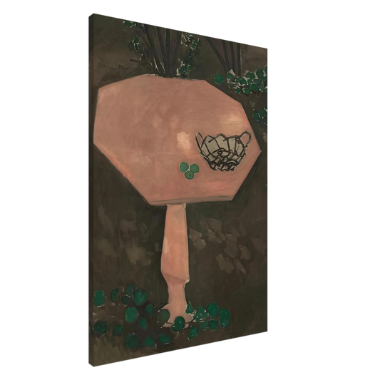 Henri Matisse - THE ROSE MARBLE TABLE 1917 Canvas - 20x30 cm / 8x12 inches-canvas