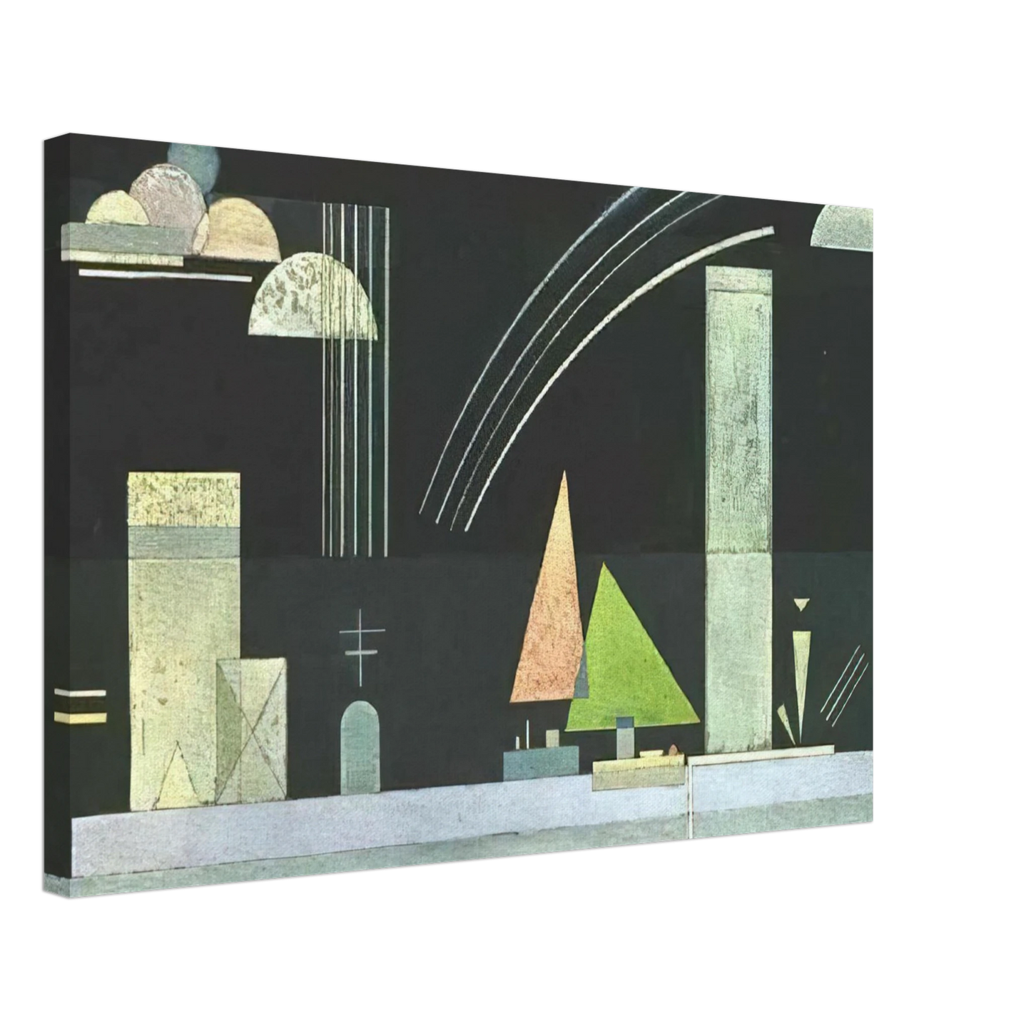 Wassily Kandinsky - AT REST Canvas - 70x100 cm / 28x40 inches-canvas