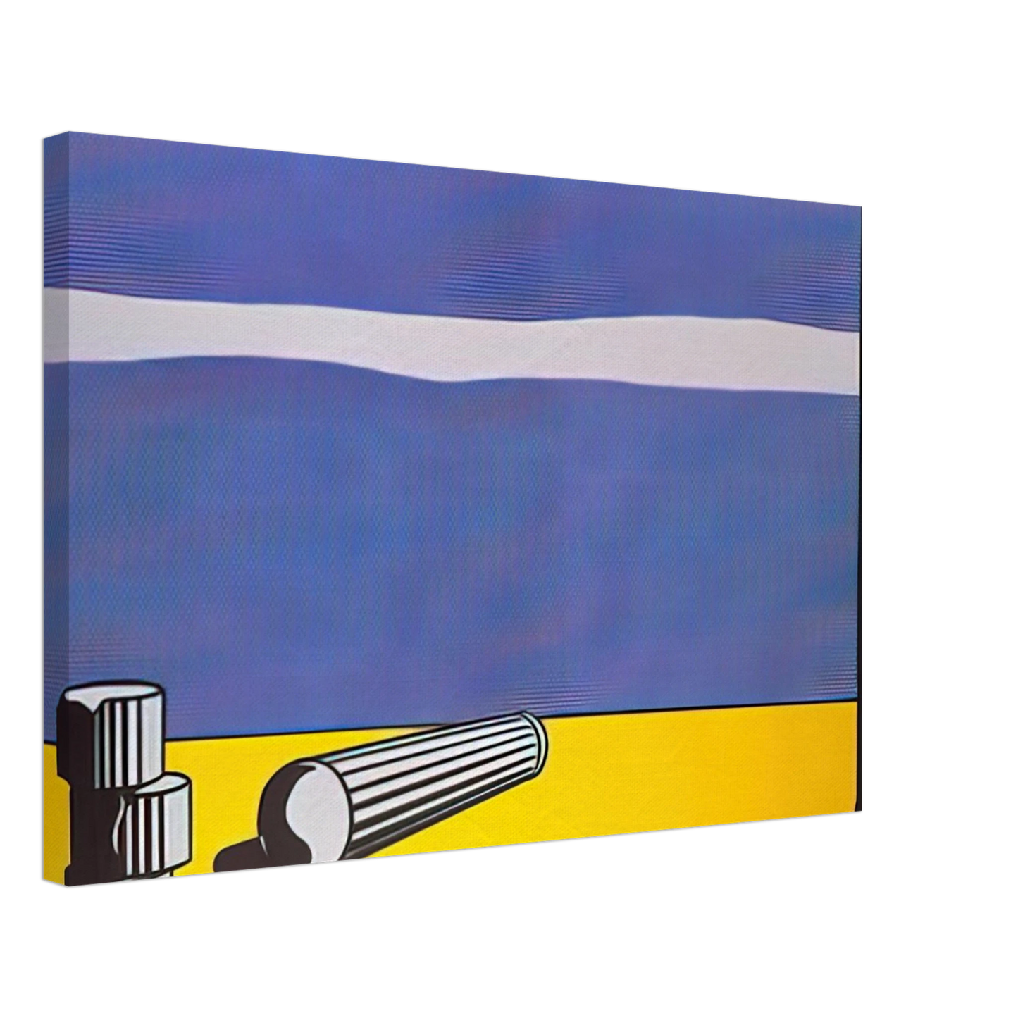 Roy Lichtenstein - RUINS 1965 Canvas - 70x100 cm / 28x40 inches-canvas