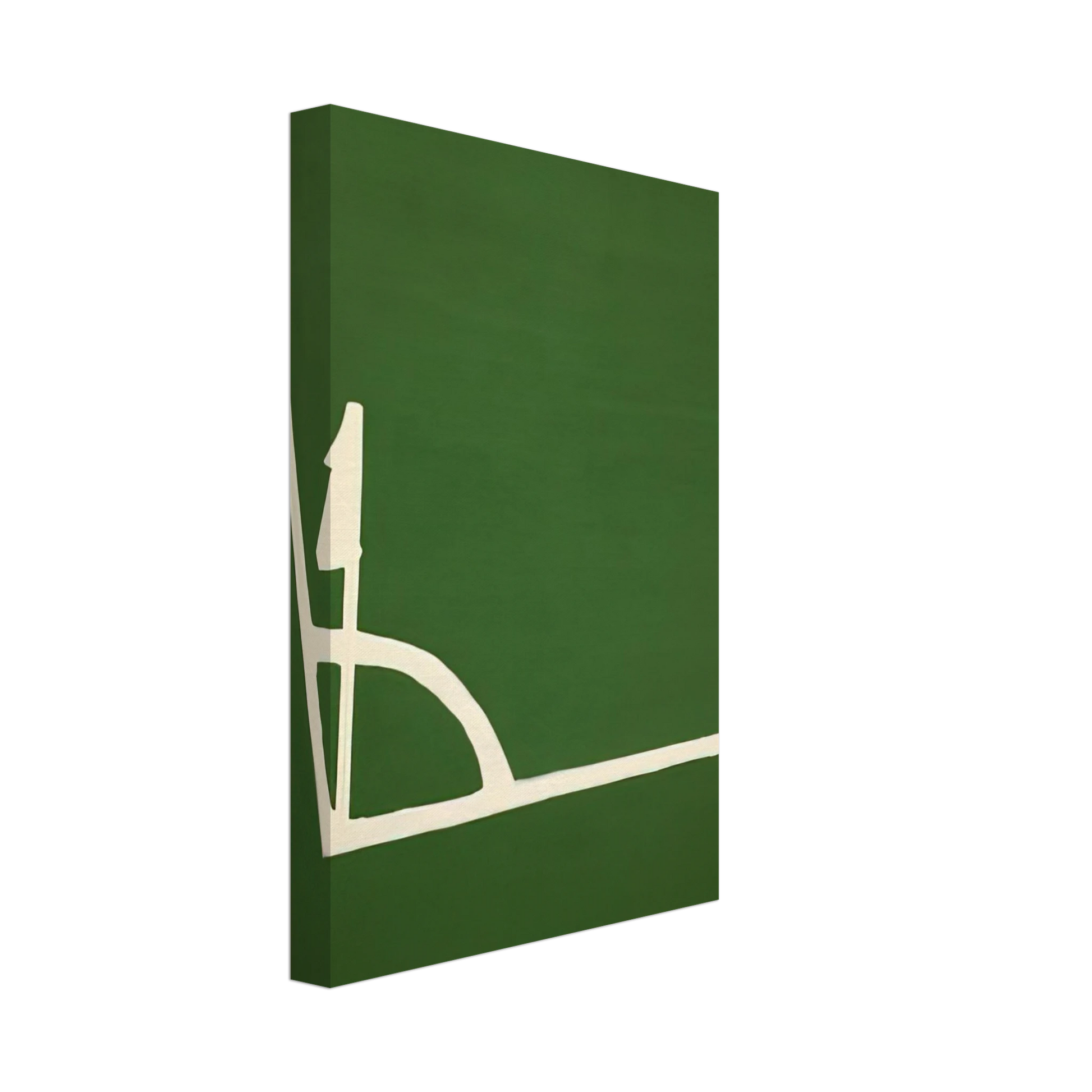 Raoul De Keyser - Kalklijnen hoek - 1971 Canvas - 40x60 cm / 16x24 inches-canvas