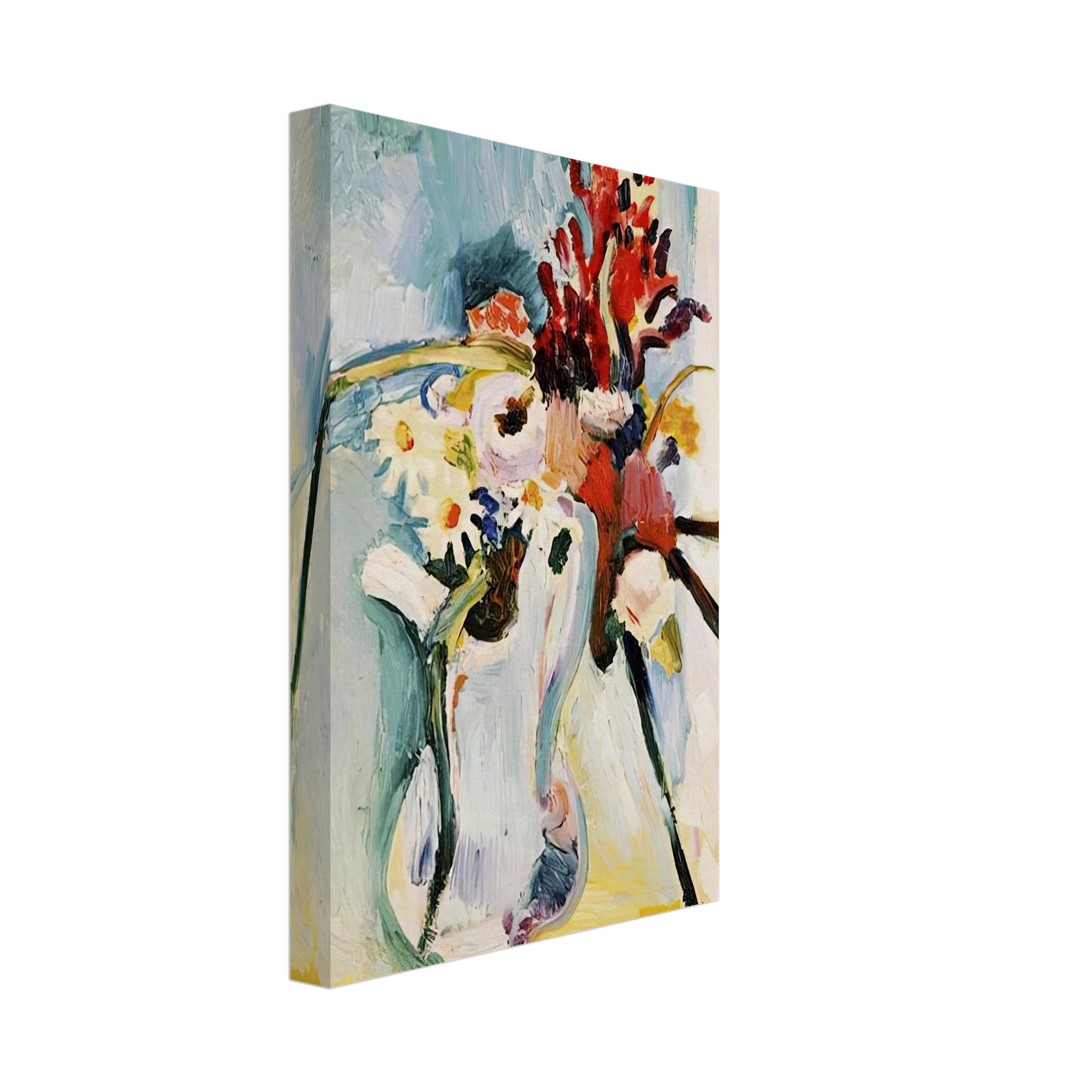 Henri Matisse - FLOWERS IN A PITCHER 1908 Canvas - 70x100 cm / 28x40 inches-canvas