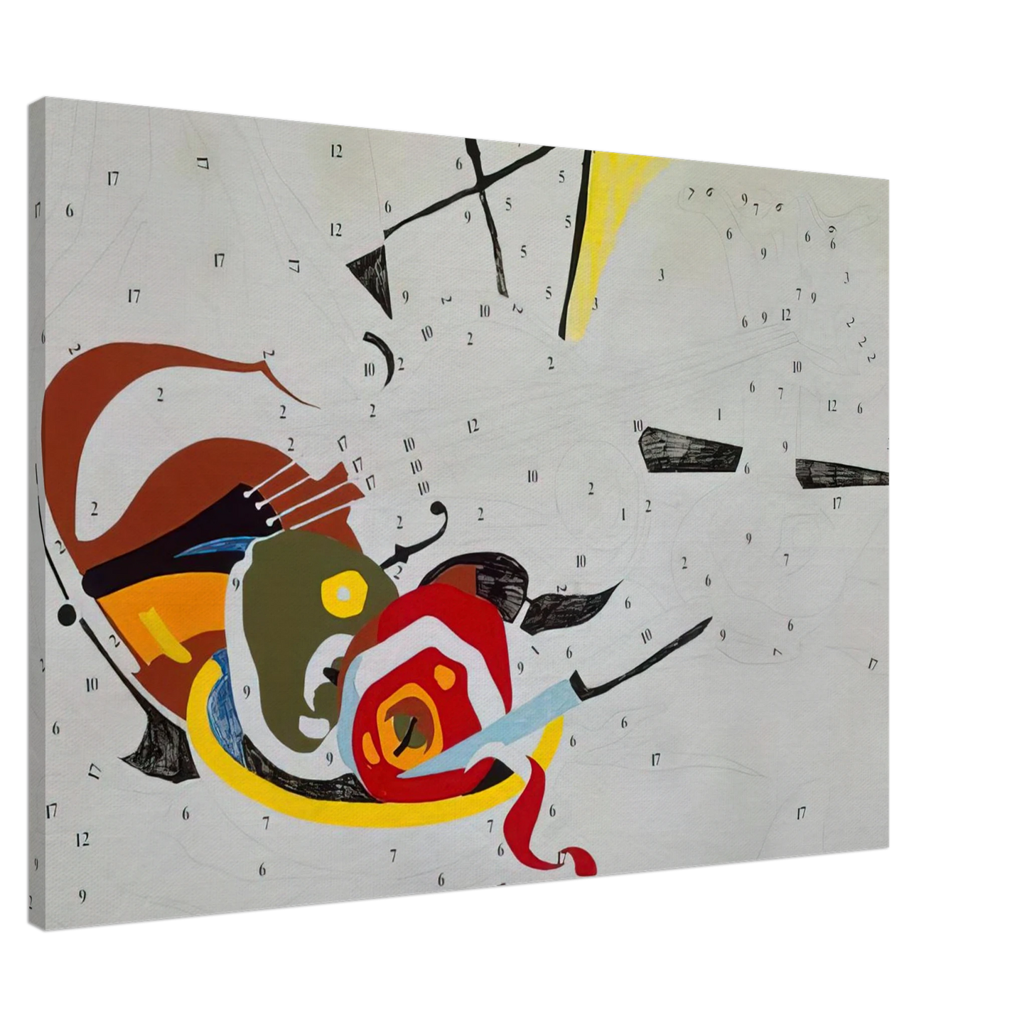 Andy Warhol - Do It Yourself  Violin  Canvas - 20x30 cm / 8x12 inches-canvas