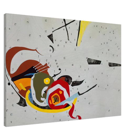 Andy Warhol - Do It Yourself  Violin  Canvas - 20x30 cm / 8x12 inches-canvas