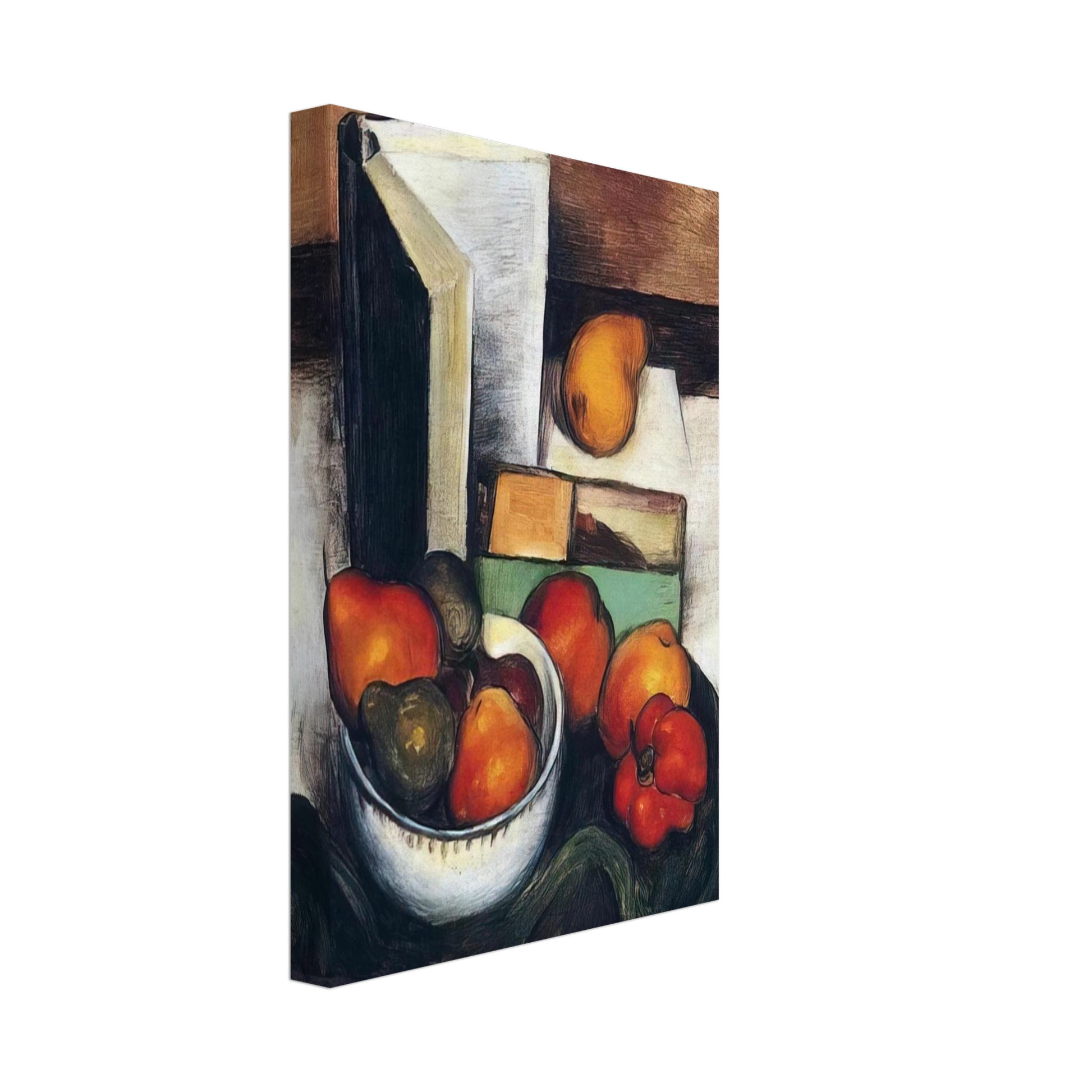 Thomas Hart Benton - STILL LIFE WITH FRUIT AND VEGETABLES Canvas - 40x60 cm / 16x24 inches-canvas