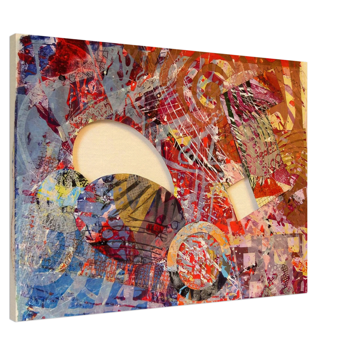 Sam Gilliam - Manet III Canvas - 20x30 cm / 8x12 inches-canvas