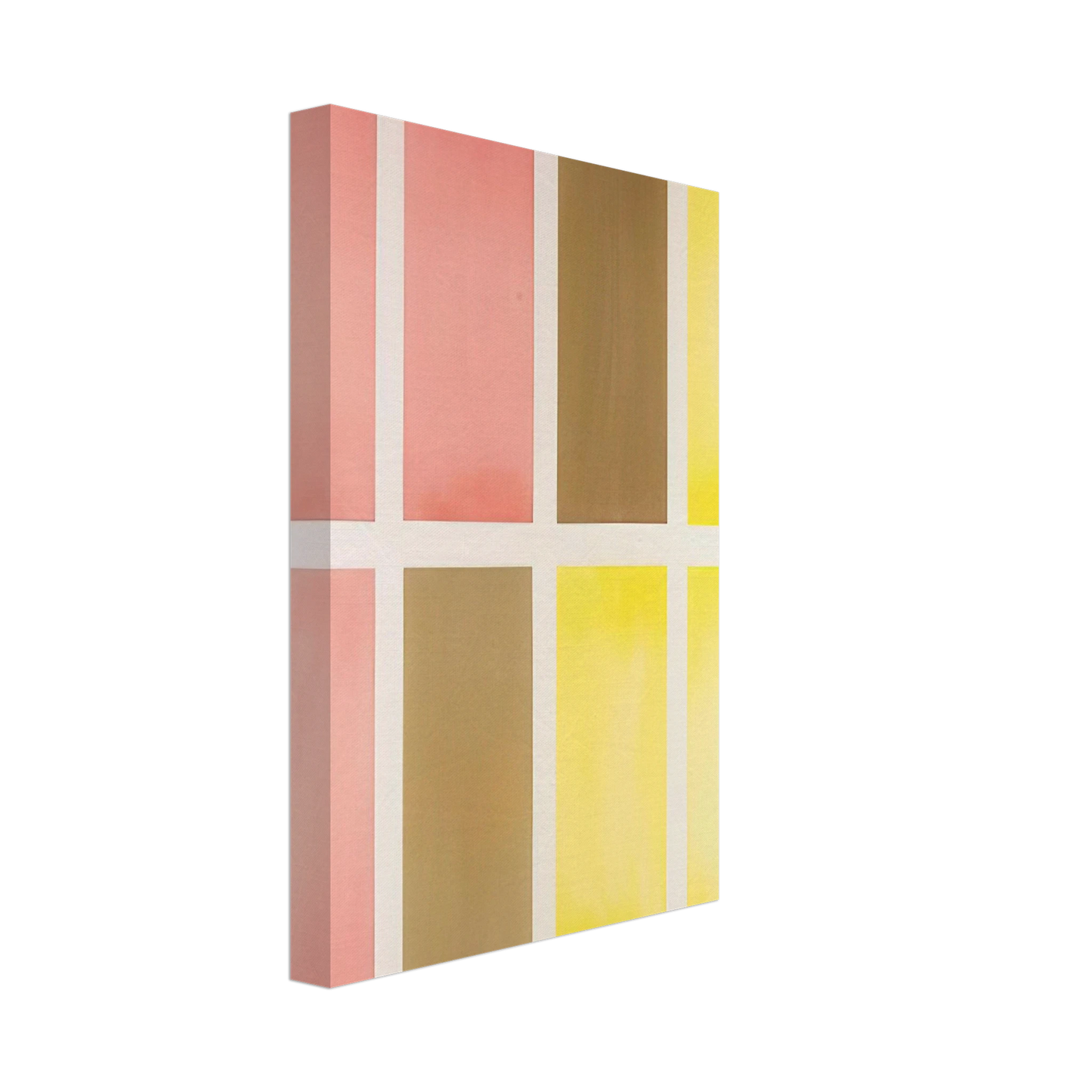 Mark Lancaster - Untitled Red, Brown and Yellow - Abstract Expressionism Canvas - 70x100 cm / 28x40 inches-canvas