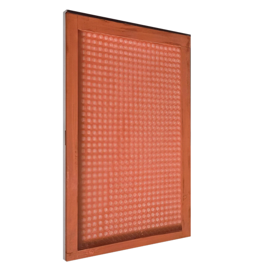 Dadamaino - Volume a moduli sfasati - 1960 Canvas - 20x30 cm / 8x12 inches-canvas