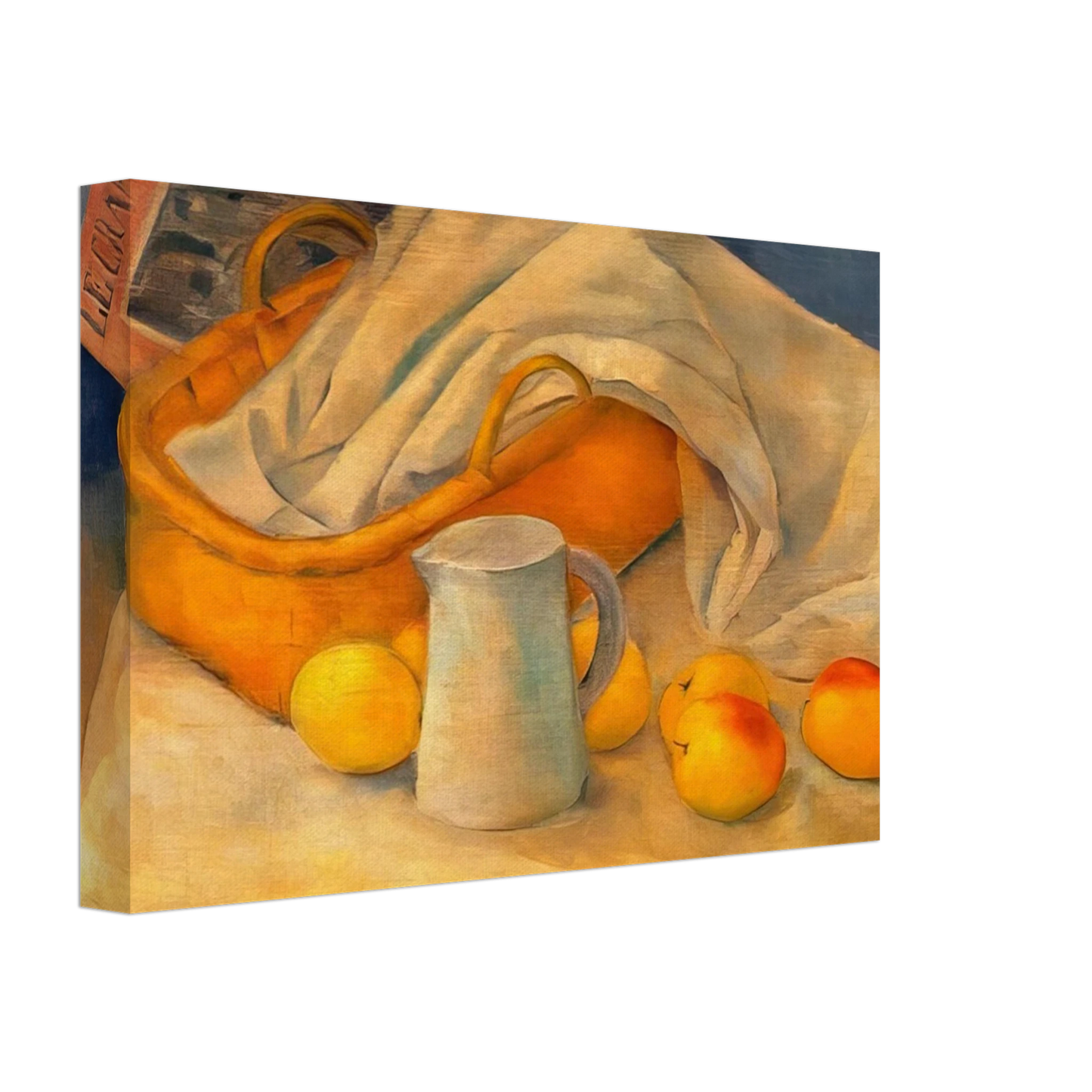 Esteban Vicente - STILL LIFE WITH LE CRAPOUILLOT 1925 Canvas - 40x60 cm / 16x24 inches-canvas