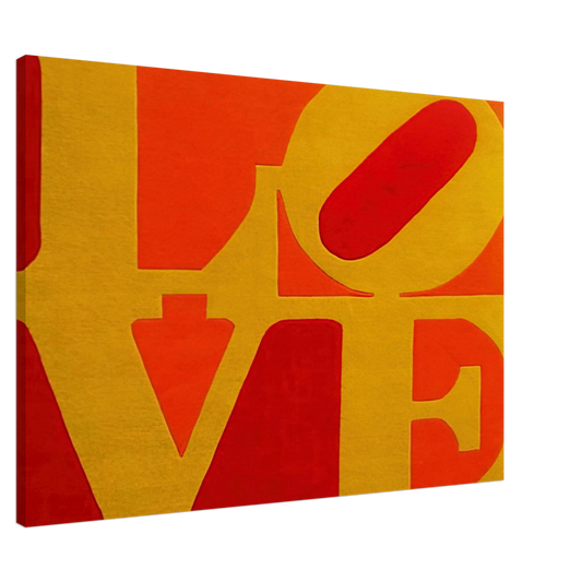 Robert Indiana - Chosen Love Canvas - 20x30 cm / 8x12 inches-canvas