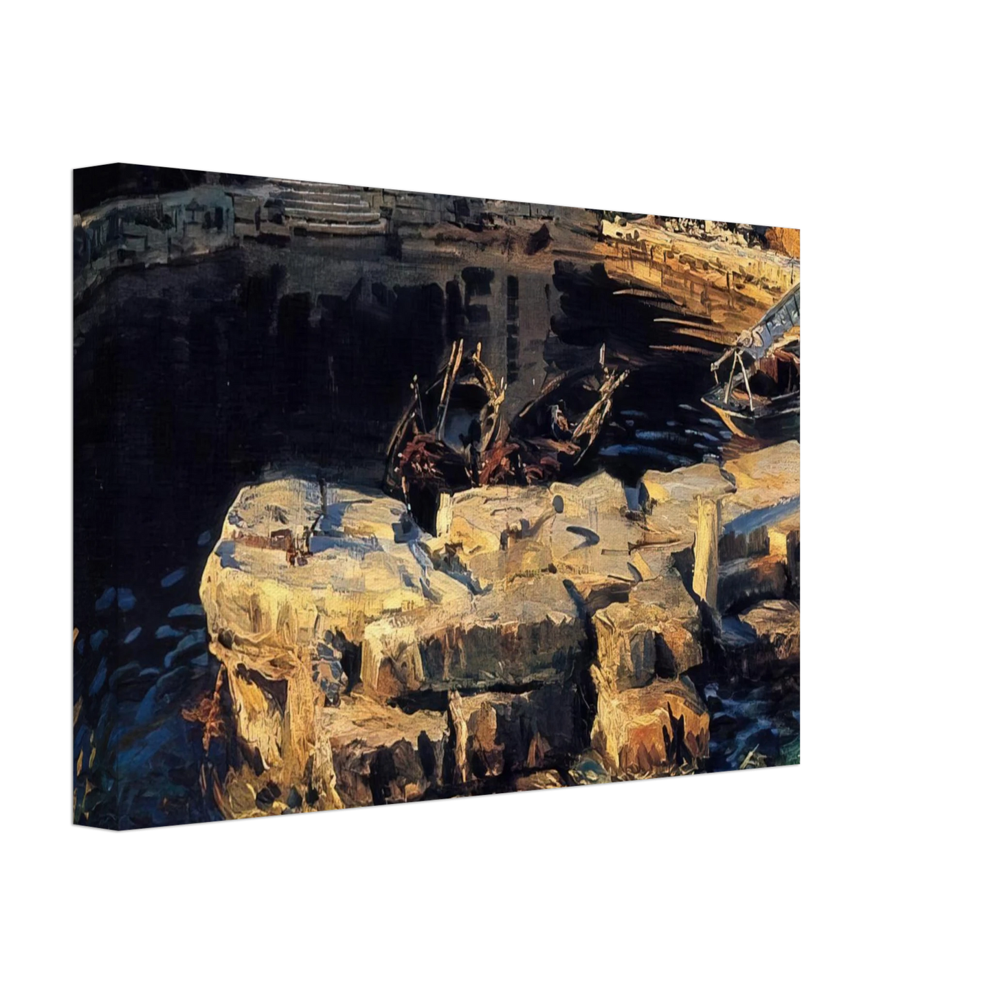 John Singer Sargent - San Vigilio, Lake Garda Canvas - 70x100 cm / 28x40 inches-canvas