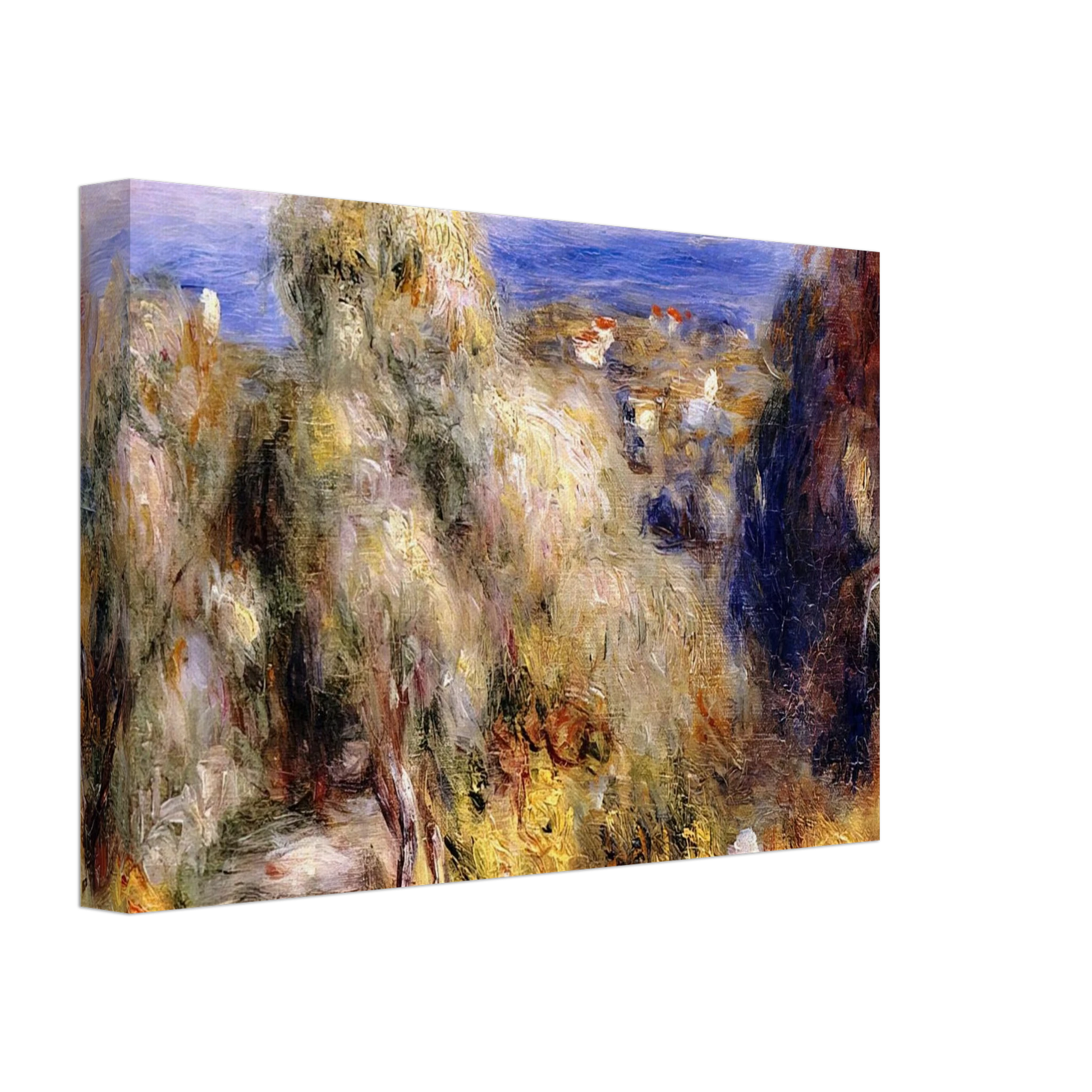 Pierre-Auguste Renoir - View of Cannet Canvas - 70x100 cm / 28x40 inches-canvas