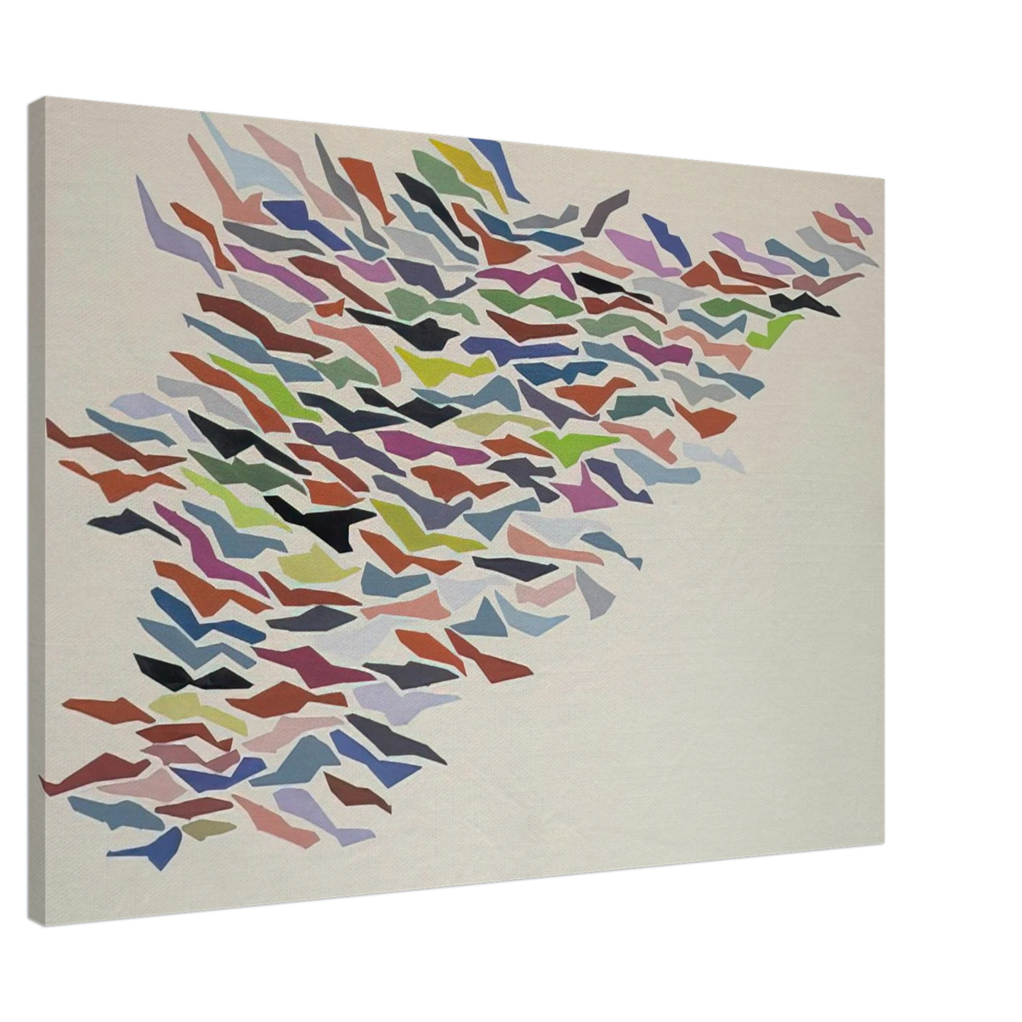 Robert Goodnough - Variables with Color - Post-Painterly Abstraction Canvas - 20x30 cm / 8x12 inches-canvas