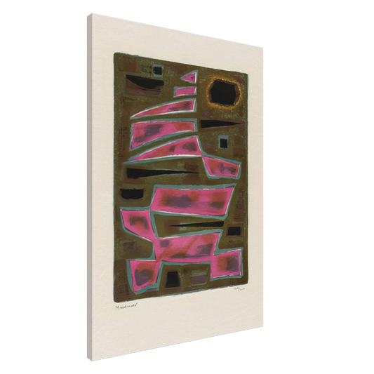 Alfred Manessier - Twilight - 1950 Canvas - 20x30 cm / 8x12 inches-canvas