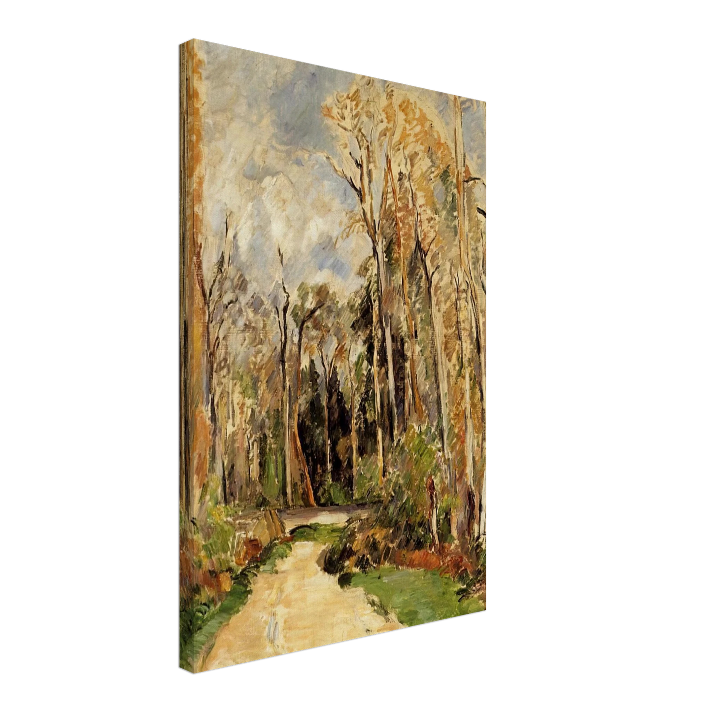 Paul Cezanne - Path at the Entrance to the Forest Canvas - 40x60 cm / 16x24 inches-canvas