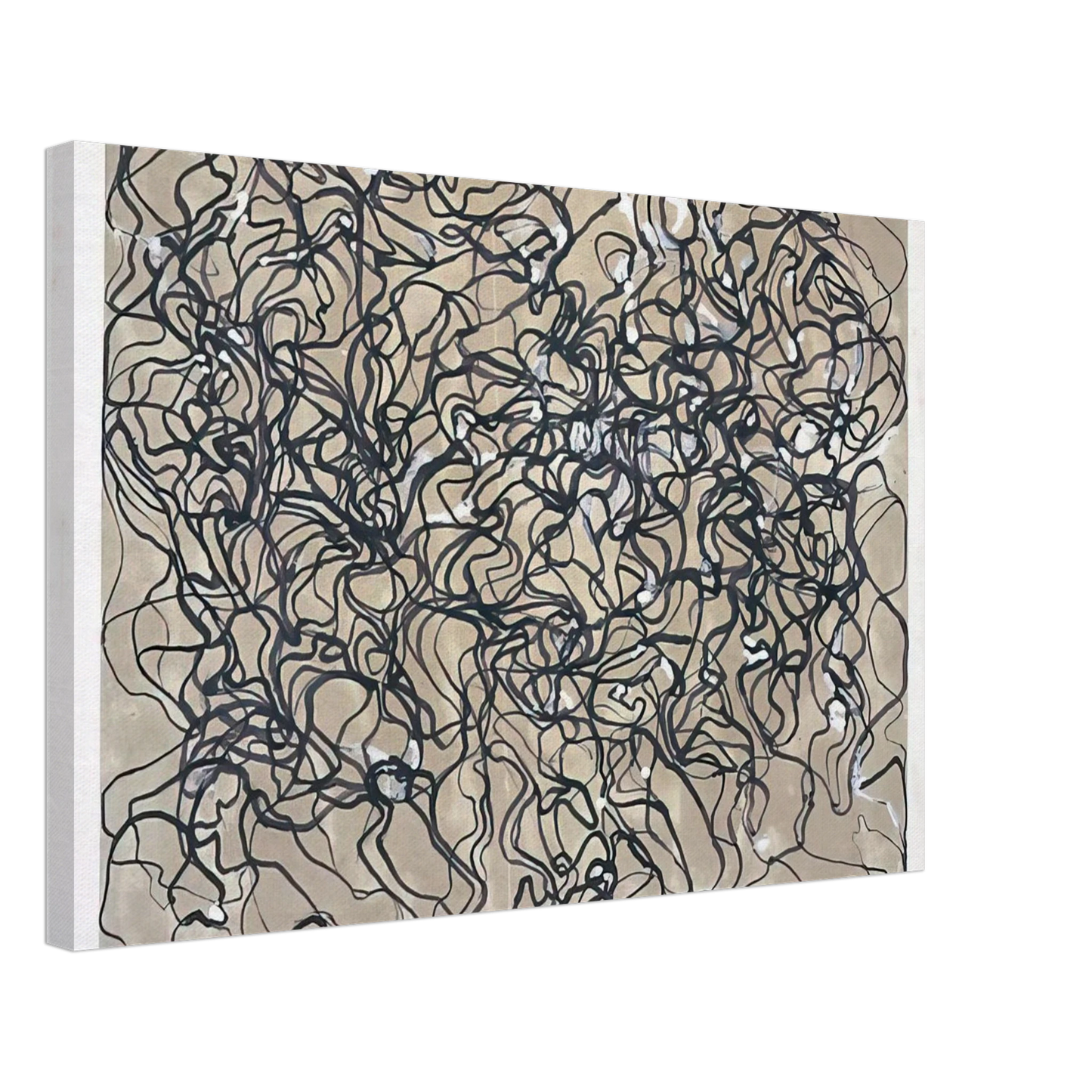 Brice Marden - Long Letter 1 - 2009 Canvas - 40x60 cm / 16x24 inches-canvas