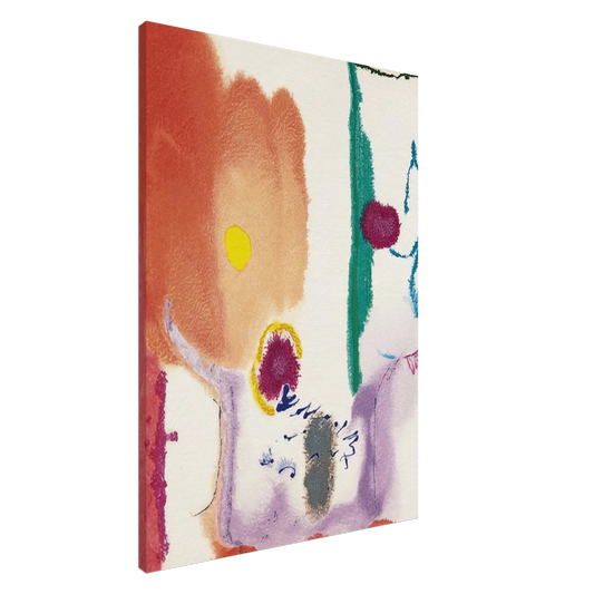 Helen Frankenthaler - Beginnings - 2002 Canvas - 20x30 cm / 8x12 inches-canvas