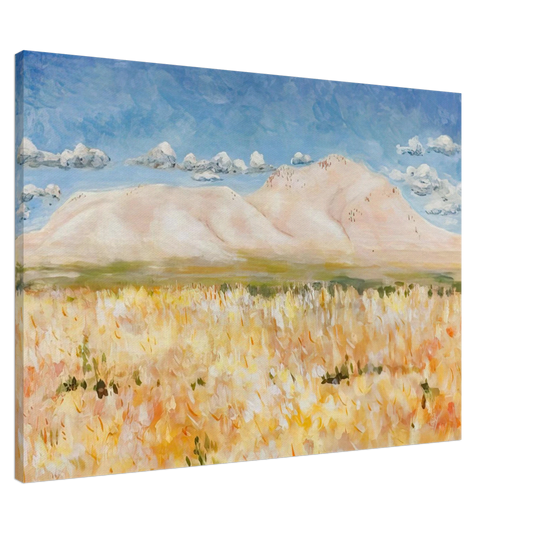 Ivan Albright - JACKSON HOLE WYOMING 1973 Canvas - 20x30 cm / 8x12 inches-canvas