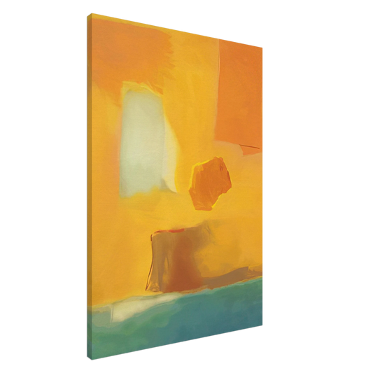 Esteban Vicente - UNTITLED 1985 Canvas - 20x30 cm / 8x12 inches-canvas