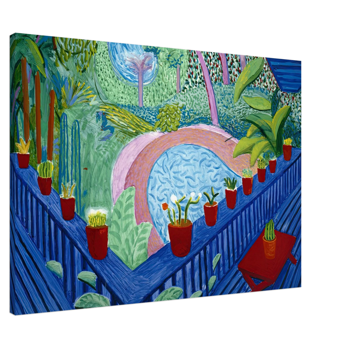 David Hockney - David Hockney Canvas - 20x30 cm / 8x12 inches-canvas