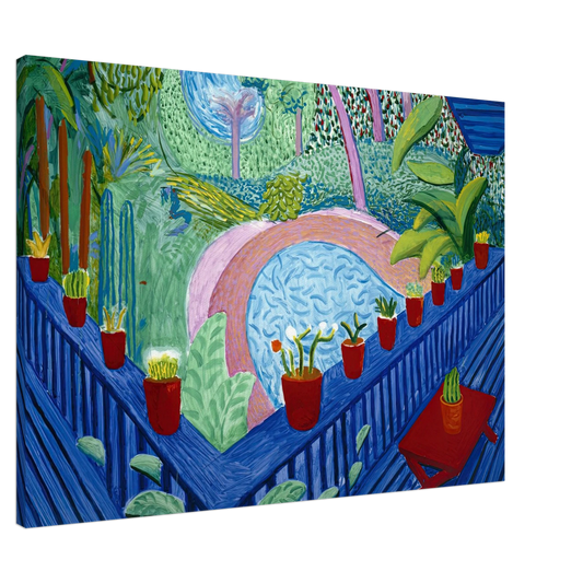 David Hockney - David Hockney Canvas - 20x30 cm / 8x12 inches-canvas