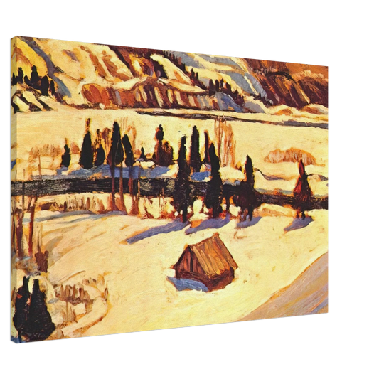 A.Y. Jackson - River St. Urbain - 1930 Canvas - 20x30 cm / 8x12 inches-canvas