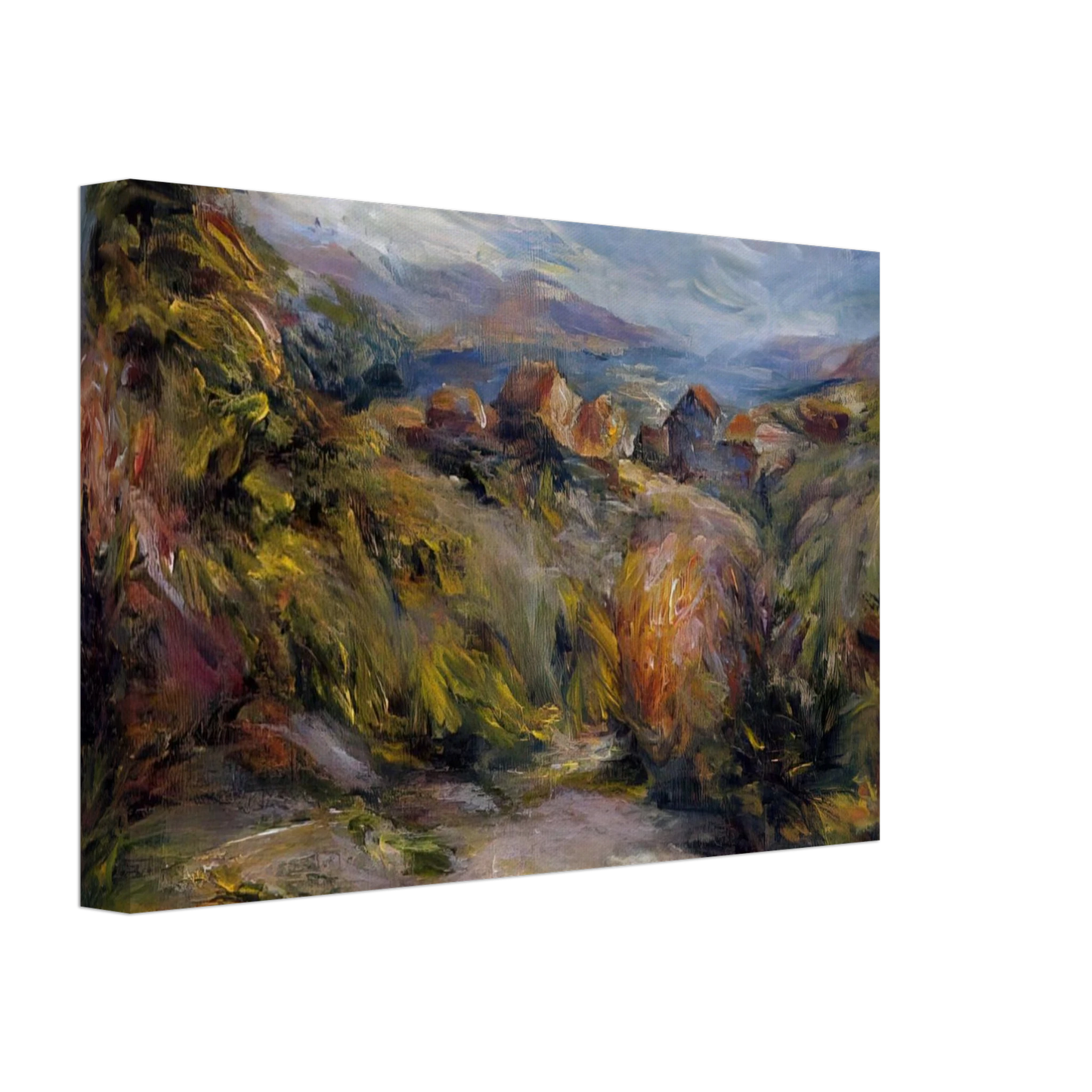 Pierre-Auguste Renoir - The Hills of Cagnes Canvas - 40x60 cm / 16x24 inches-canvas