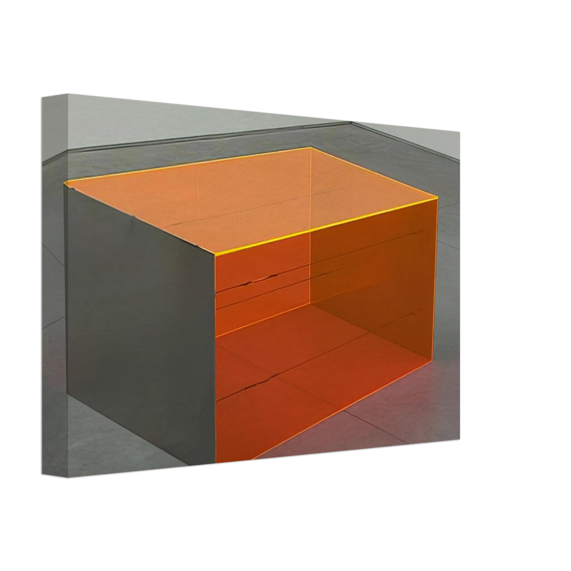 Donald Judd - Untitled - 1965 Canvas - 70x100 cm / 28x40 inches-canvas