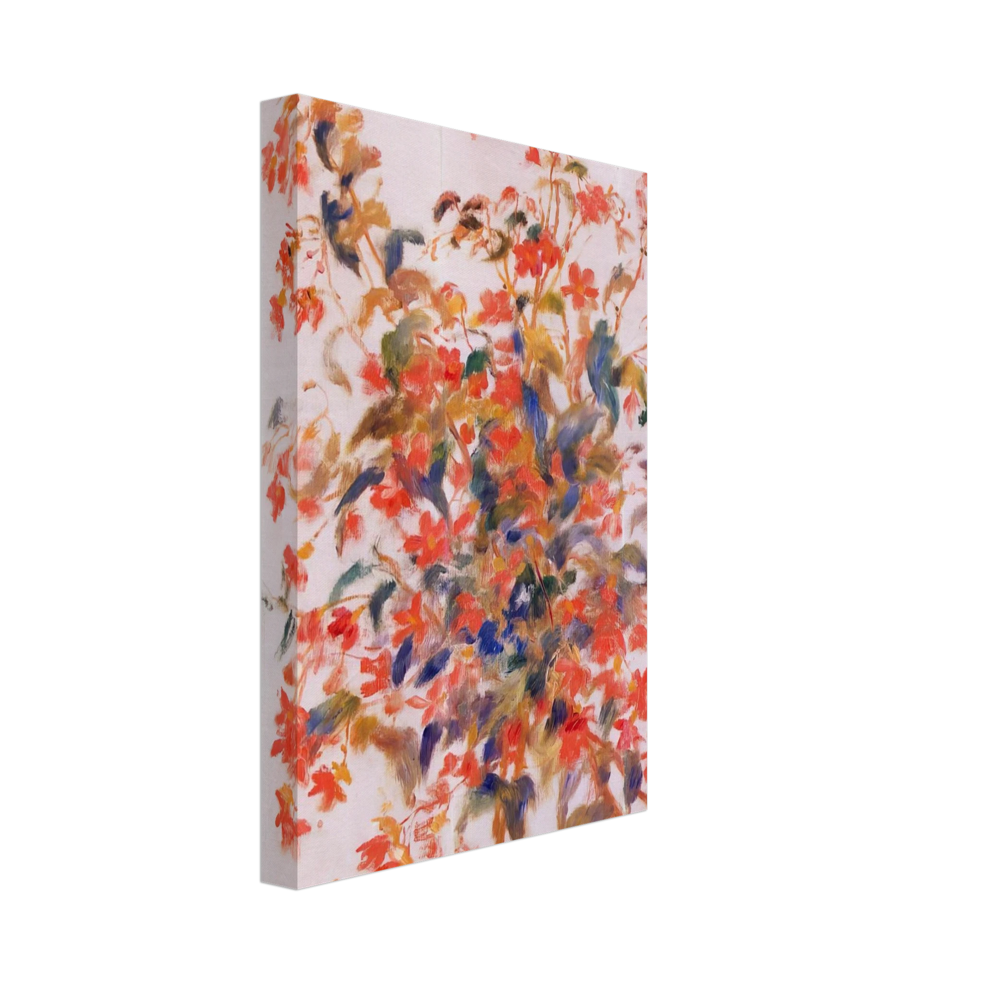 Pierre-Auguste Renoir - Still Life with Fuscias Canvas - 70x100 cm / 28x40 inches-canvas