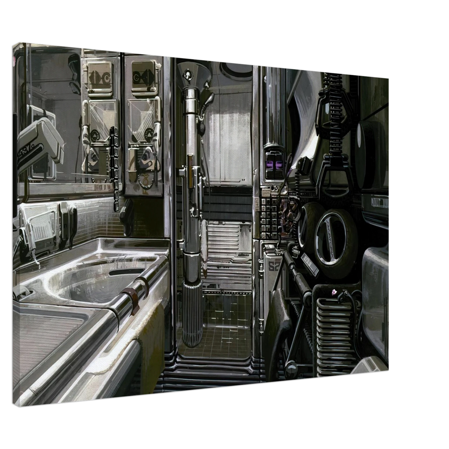 Syd Mead - Syd Mead Canvas - 20x30 cm / 8x12 inches-canvas