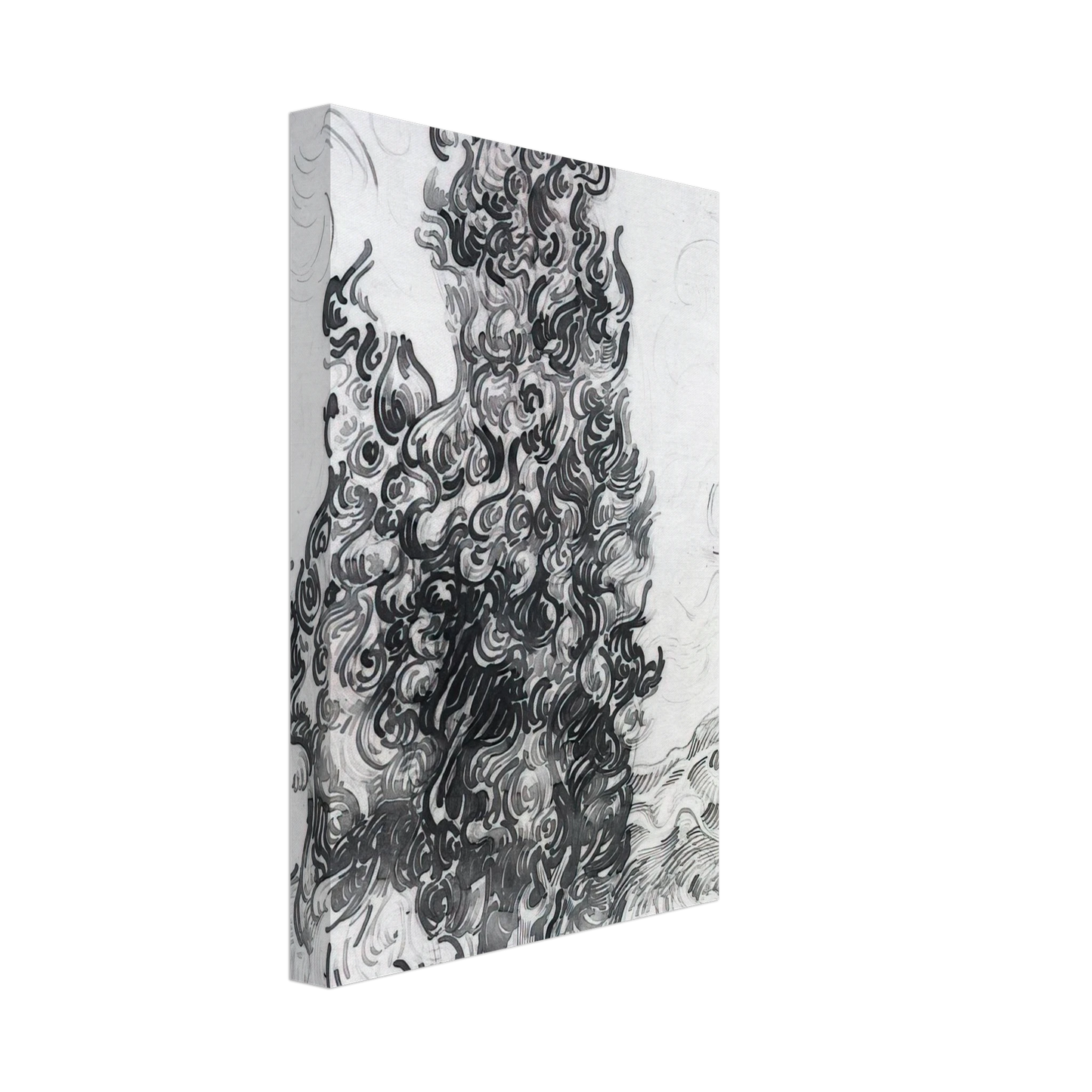 Vincent van Gogh - Cypresses Canvas - 70x100 cm / 28x40 inches-canvas
