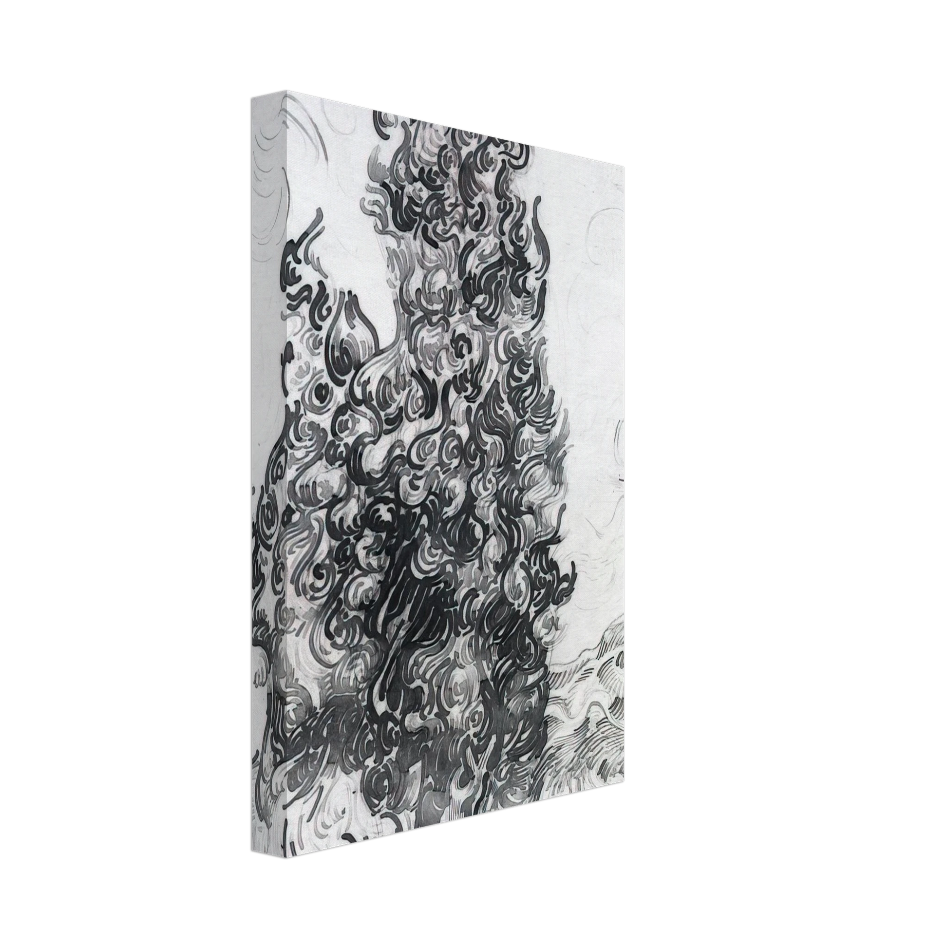 Vincent van Gogh - Cypresses Canvas - 70x100 cm / 28x40 inches-canvas