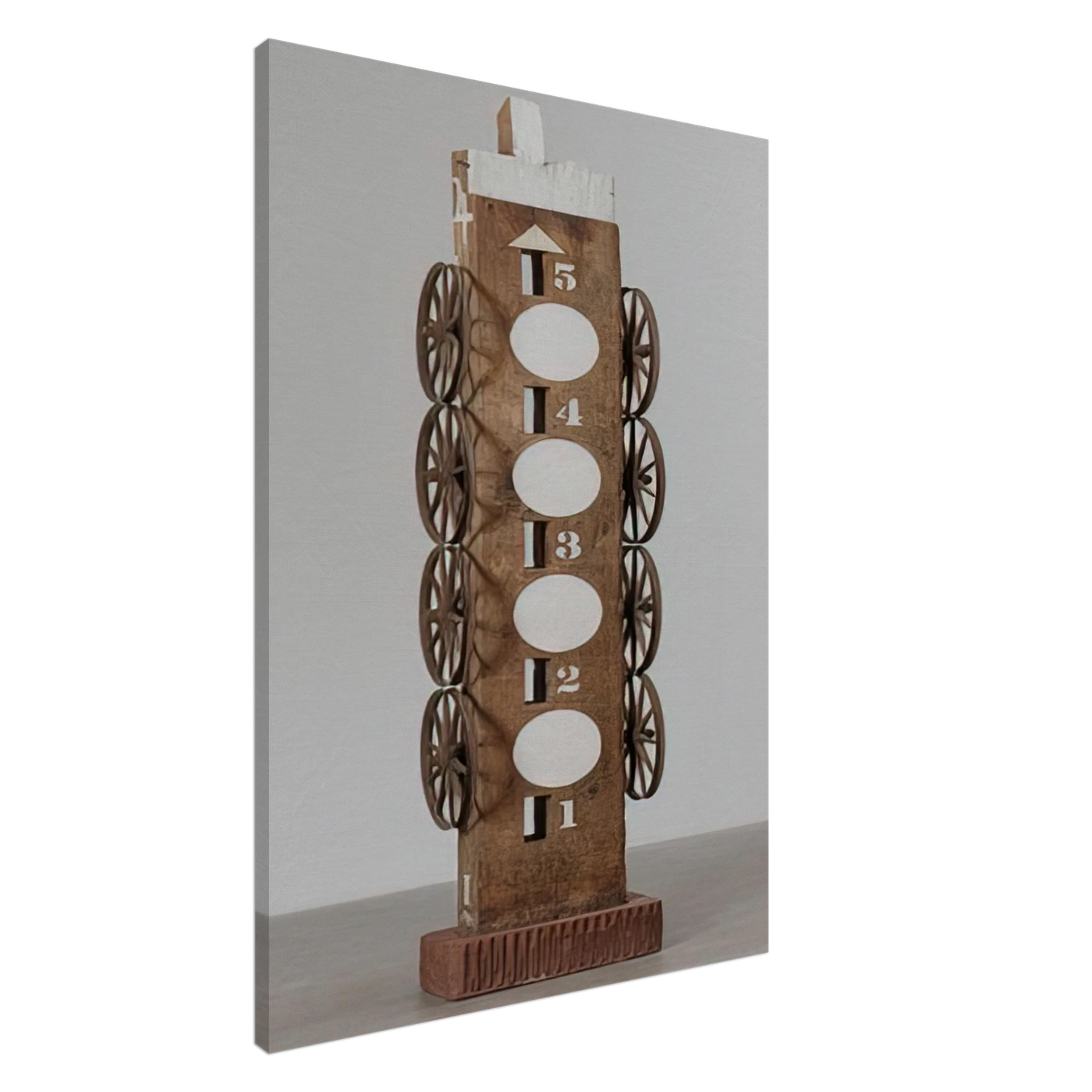 Robert Indiana - Moon Canvas - 20x30 cm / 8x12 inches-canvas