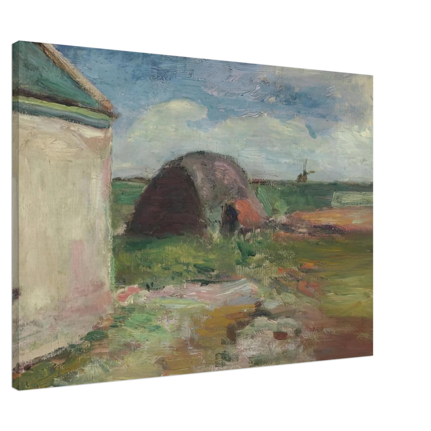 Henri Matisse - PAYSAGE DE BRETAGNE 1896 Canvas - 20x30 cm / 8x12 inches-canvas