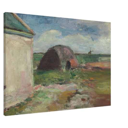 Henri Matisse - PAYSAGE DE BRETAGNE 1896 Canvas - 20x30 cm / 8x12 inches-canvas