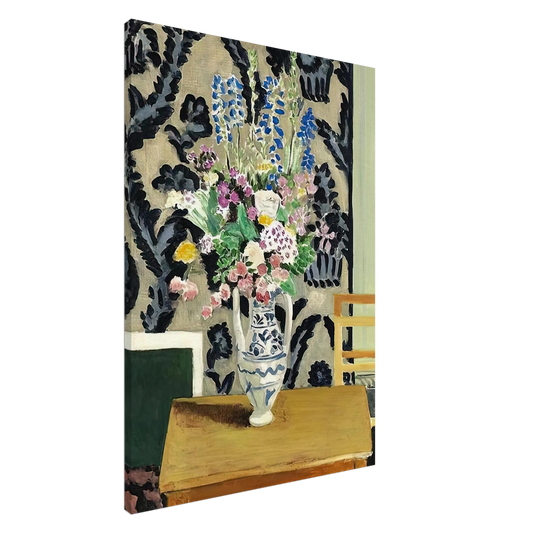 Henri Matisse - BOUQUET DE FLEURS POUR LE QUATORZE JUILLET 1919 Canvas - 20x30 cm / 8x12 inches-canvas