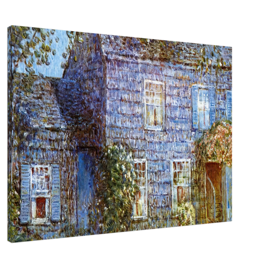 Childe Hassam - Hutchison House, Easthampton Canvas - 20x30 cm / 8x12 inches-canvas