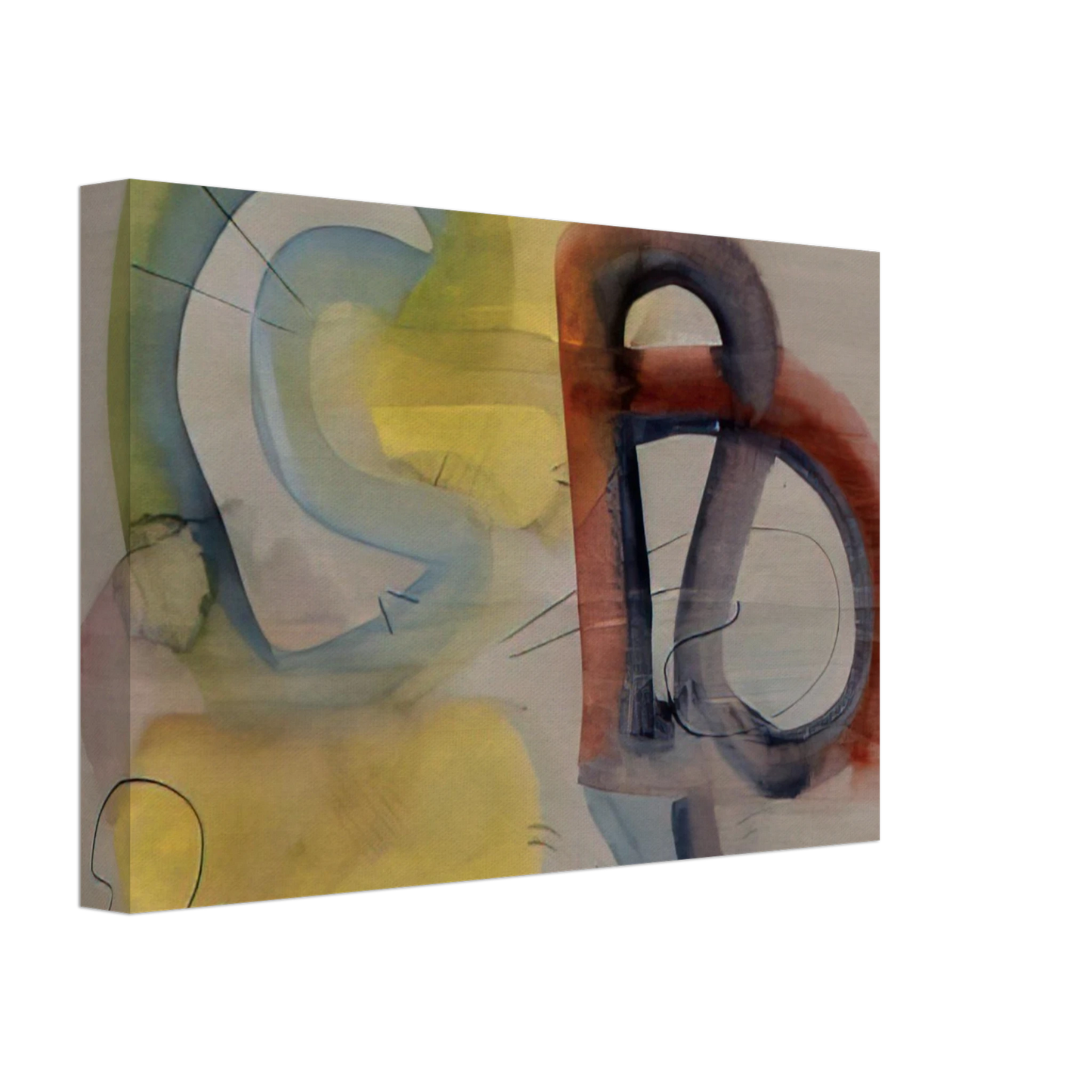 John Ferren - Mallorca - 1934 Canvas - 40x60 cm / 16x24 inches-canvas