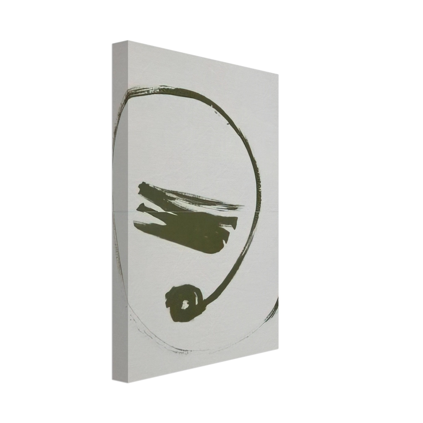 Dieter Roth - Brush Action - 1977 Canvas - 40x60 cm / 16x24 inches-canvas