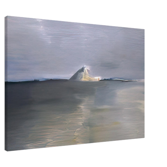 Nicolas de Stael - Marine au cap - Lyrical Abstraction Canvas - 20x30 cm / 8x12 inches-canvas