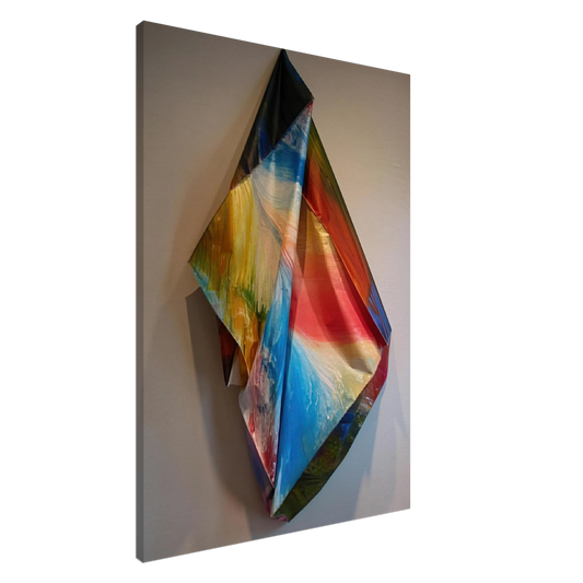 Sam Gilliam - Tempo Series #2 Canvas - 20x30 cm / 8x12 inches-canvas