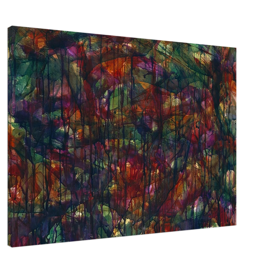 Jimmy Ernst - Untitled - 1957 Canvas - 20x30 cm / 8x12 inches-canvas