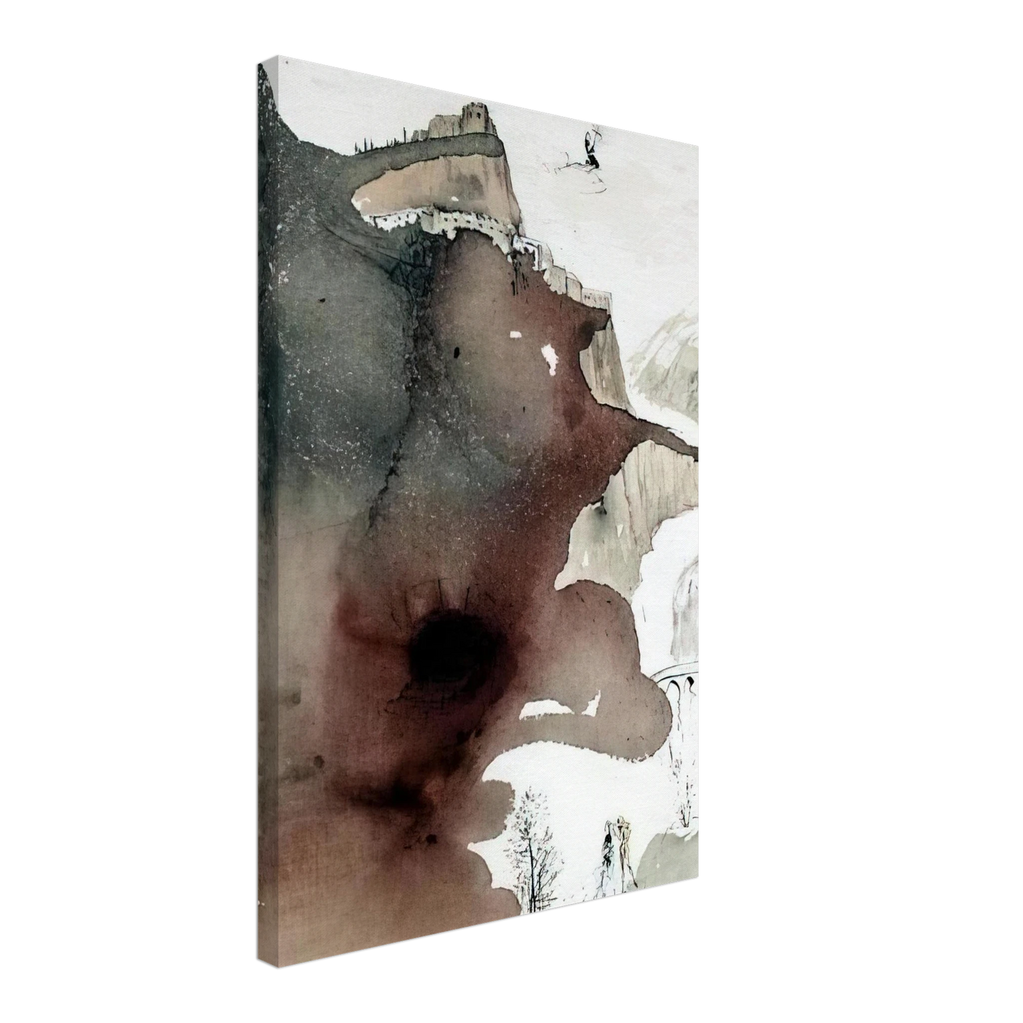 Salvador Dali - ET BAPTIZATUS EST A IOANNE IN IORDANE LUKE 3 3 Canvas - 40x60 cm / 16x24 inches-canvas