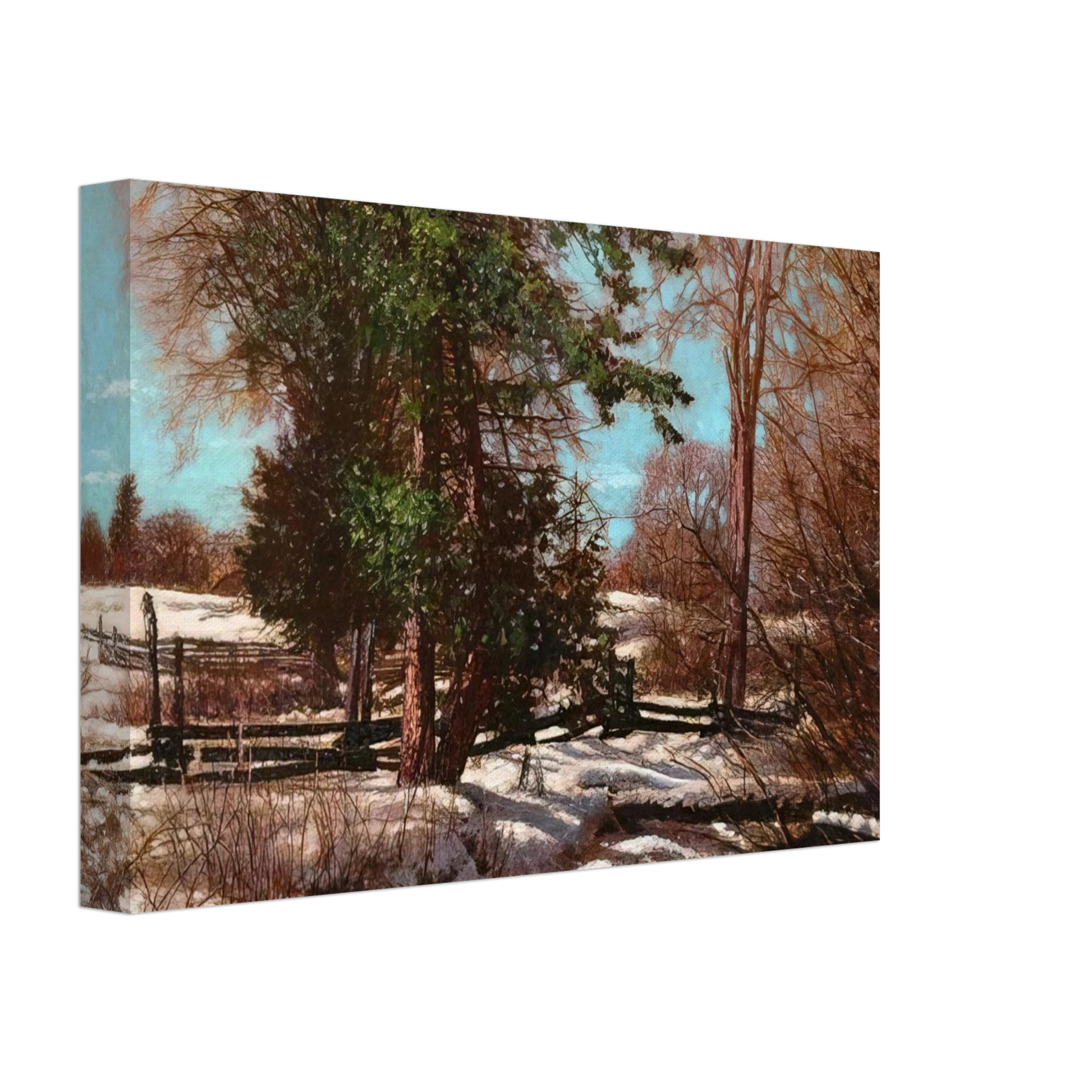 Frank Johnston - Promise of Spring - 1930 Canada Canvas - 40x60 cm / 16x24 inches-canvas