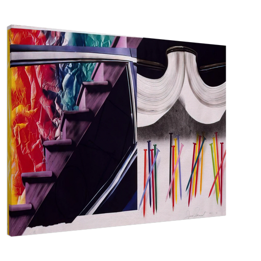 James Rosenquist - Off the Continental Divide Canvas - 20x30 cm / 8x12 inches-canvas