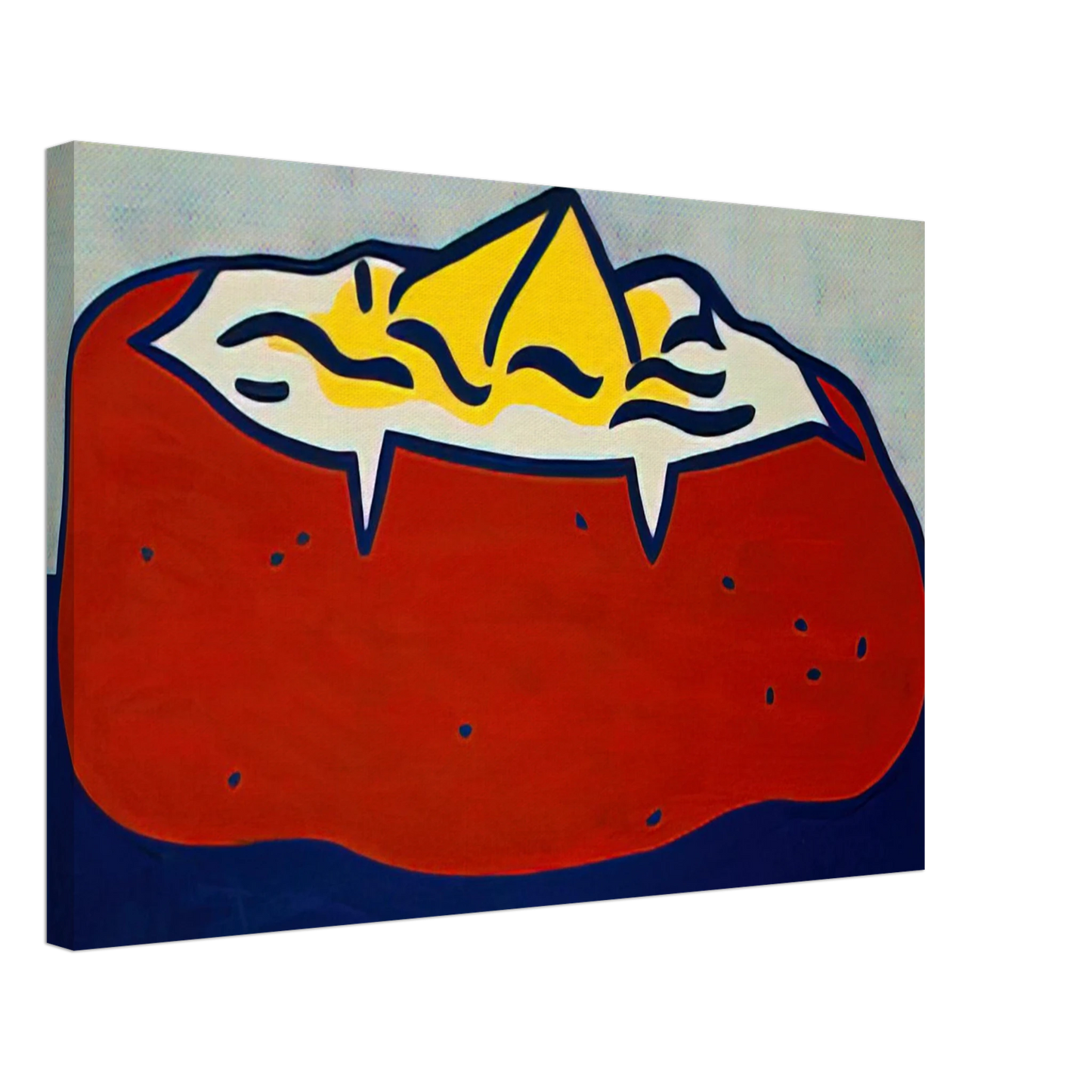 Roy Lichtenstein - BAKED POTATO 1962 Canvas - 70x100 cm / 28x40 inches-canvas