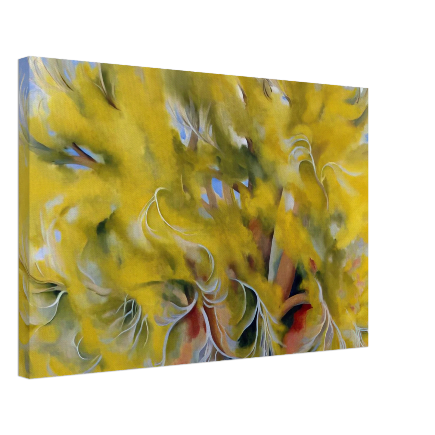 Georgia O'Keeffe - Cottonwood Tree in Spring Canvas - 70x100 cm / 28x40 inches-canvas